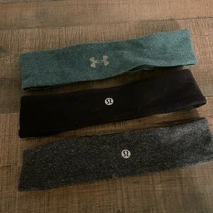 Lululemon and Under Armour Women’s Headbands